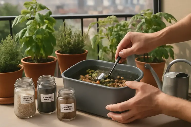 ปุ๋ยอินทรีย์: วิธีทำปุ๋ยหมักในคอนโดและเทคนิคเลือกใช้ถูกต้อง