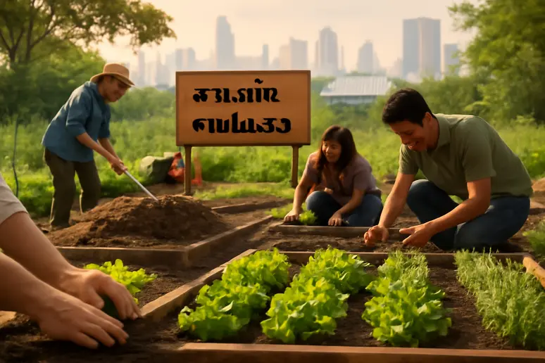 กทม. เปิดตัวสวนผักคนเมือง เฟสใหม่ ขยายพื้นที่สีเขียว