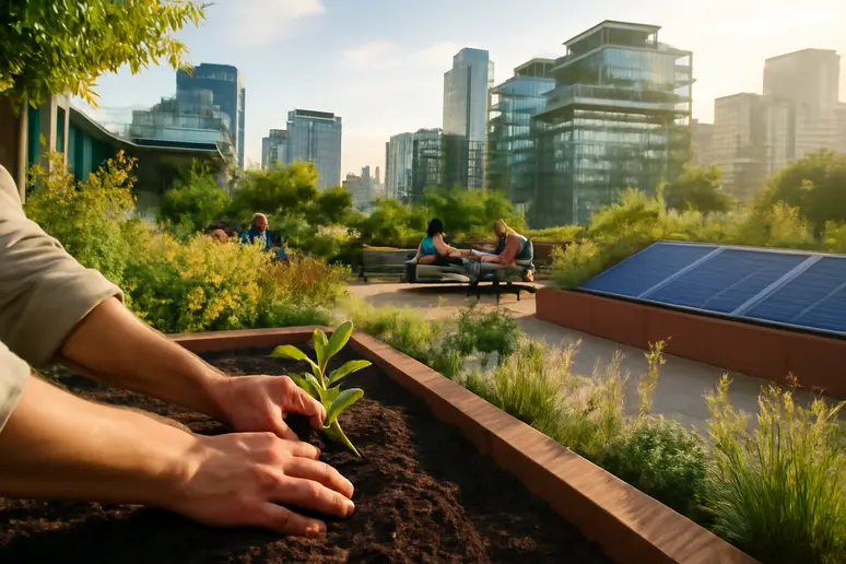 สวนดาดฟ้า 2025: พลิกโฉมเมืองสู่พื้นที่สีเขียวแห่งอนาคต